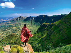 Uno sguardo sulla Rift Valley dall'Etiopia
