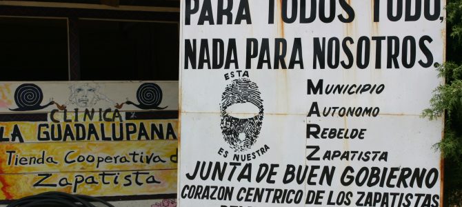 Messico – Gli zapatisti, l’etica e la dignità